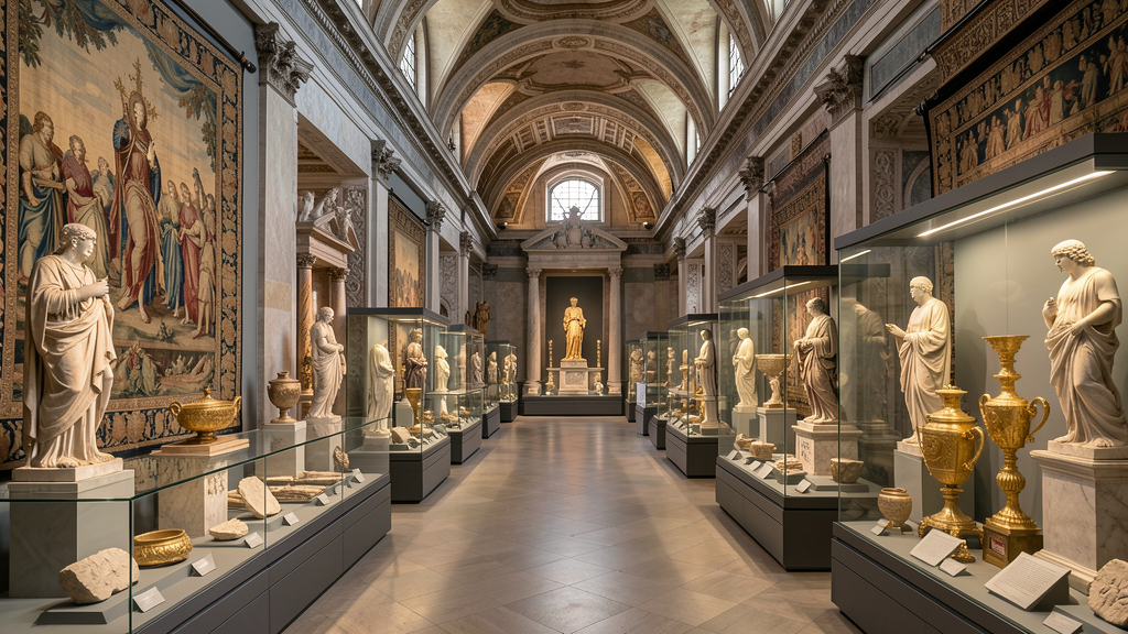 Duomo Museum Milano interior artifacts and religious art